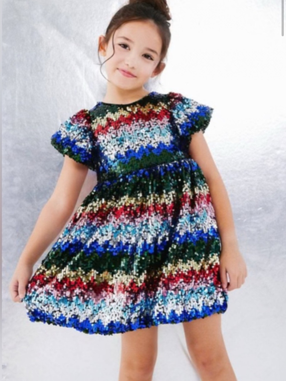 Lola + The Boys Multicolor Sequin Dress